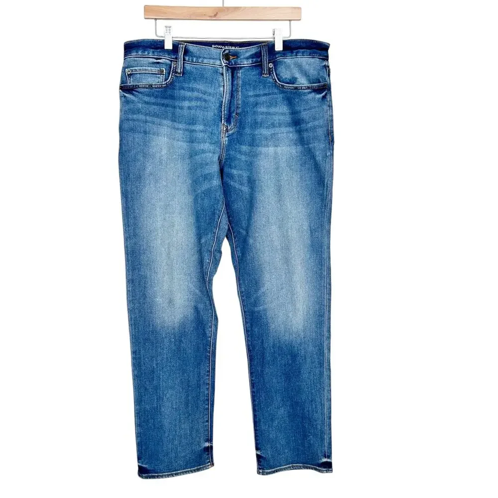 Banana Republic Slim Fit Travel Jeans Sz 36x32